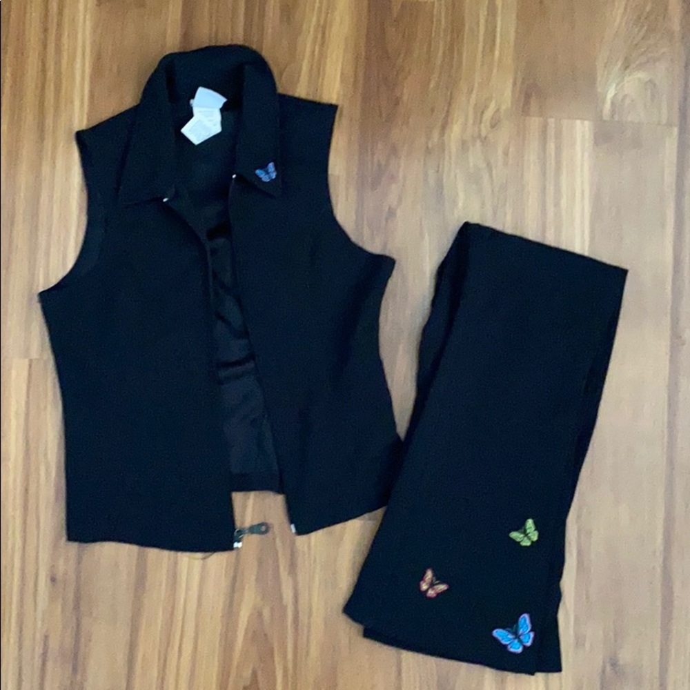 Butterfly belle bottoms and vest